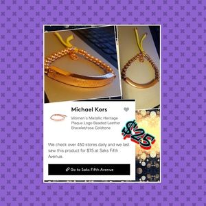 Michael Kors Heritage Plaque Bracelet